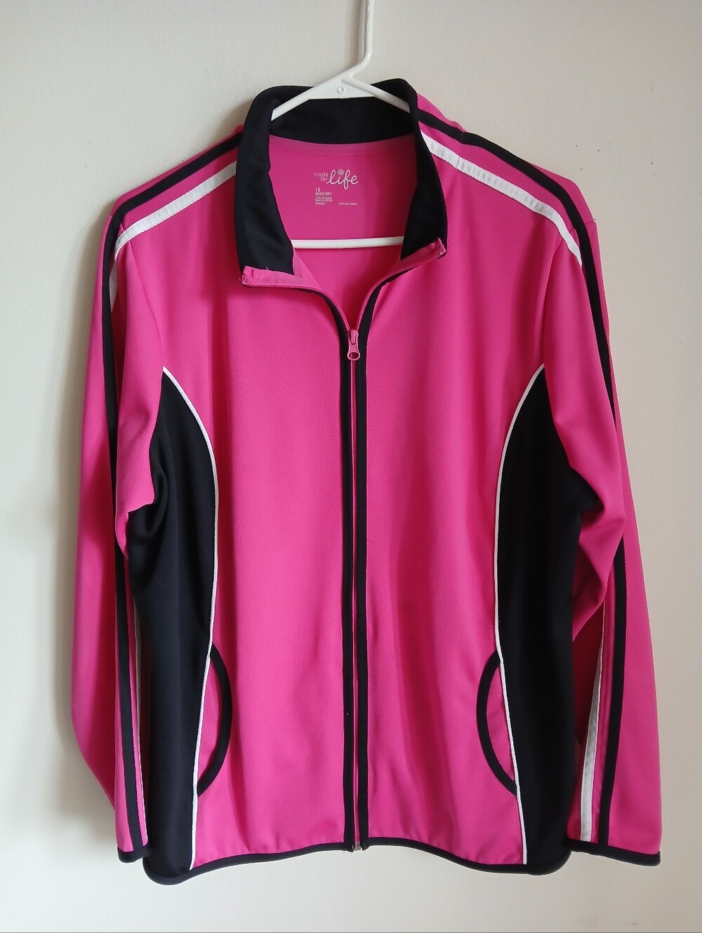Made For Life Quik Dri Full Zip Jacket Size 1X